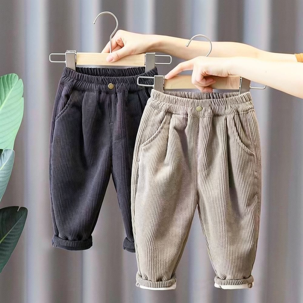 Calças de veludo cotelê com fo - Corduroy Pant Warm avaliação e preço
