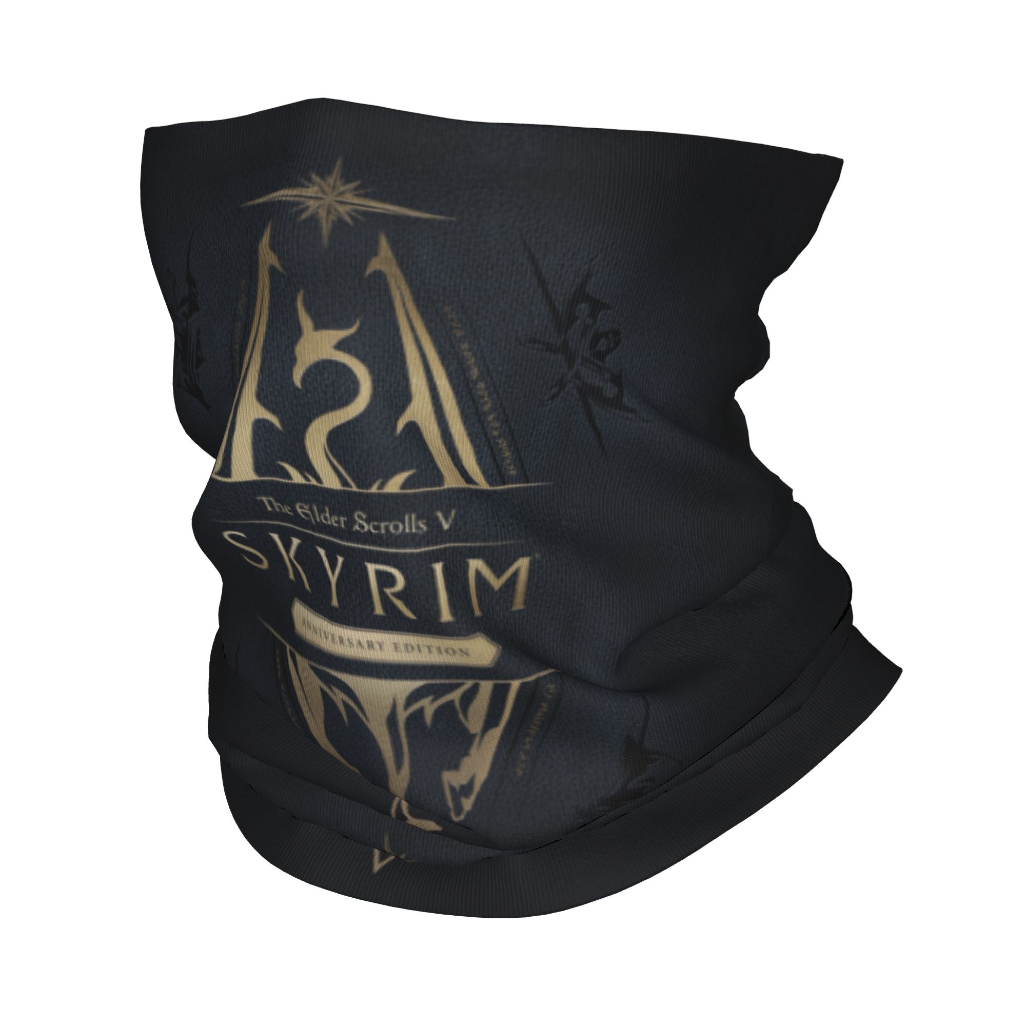Personalizado skyrim logotipo  - Neck Gaiter Fleece avaliação e preço